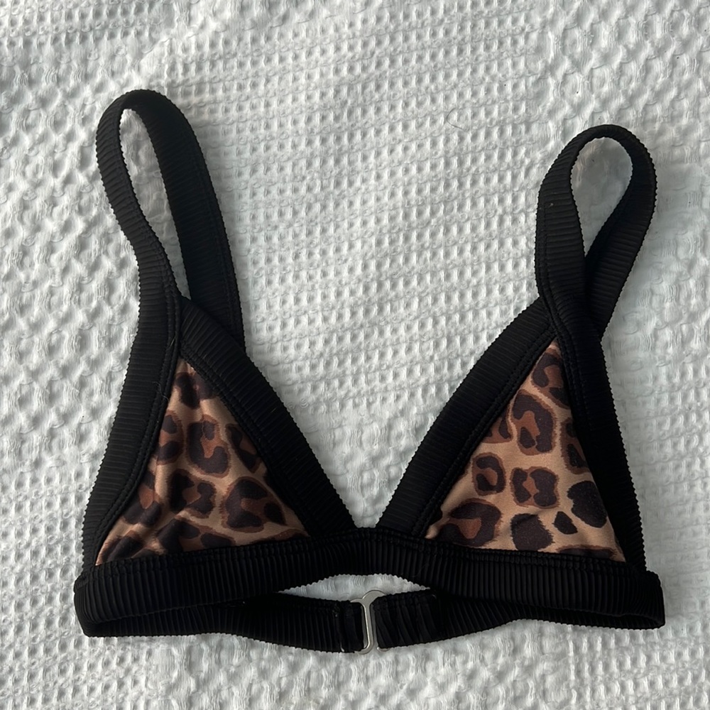 Cheetah bikini top